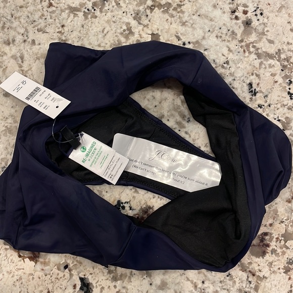 NWT J.Crew High-rise bikini bottom in Navy Blue Style BF178 - Picture 10 of 10